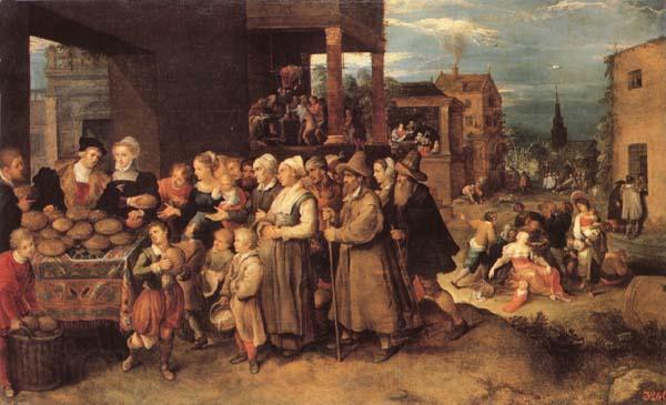 Francken, Frans II The Seven Acts of Charity Norge oil painting art